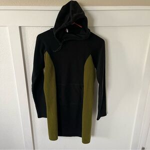 Melanzana Women's Small Micro-grid Fleece Dress